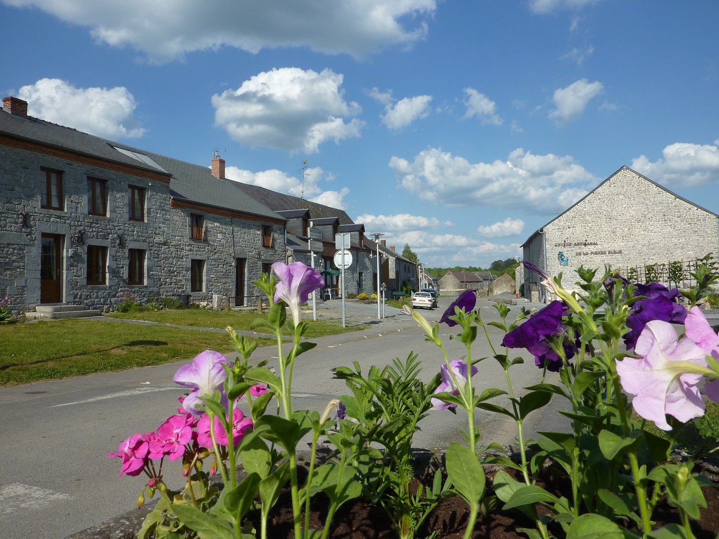 Vue de la commune de Wallers-en-Fagne
